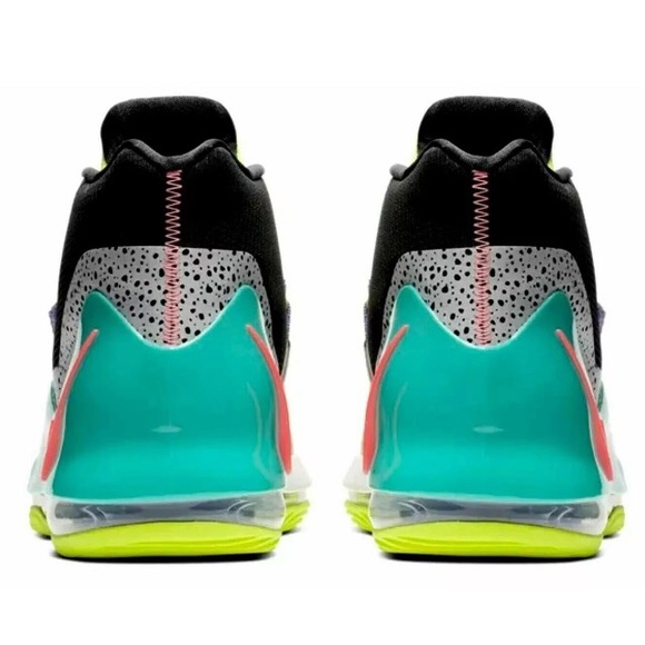 Nike Air Force Max Black Punch Volt Purple Basketb - Picture 7 of 8